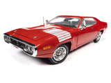 Auto World 1/18 American Muscle 1972 Plymouth Road Runner GTX RallyRed - AMM1299