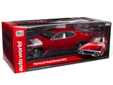Auto World 1/18 American Muscle 1972 Plymouth Road Runner GTX RallyRed - AMM1299