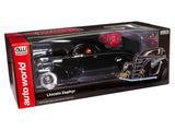 Auto World 1/18 Scale – 1937 Lincoln Zephyr – Gloss Black with Red Interior – AW325