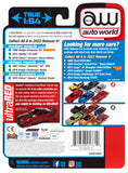 AUTO WORLD 1974 DODGE CHALLENGER RALLYE RED/BLACK ROOF 1:64 DIECAST AWSP117B