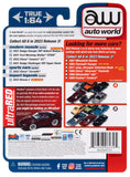 Auto World - AWSP136A 1/64 2021 Ford Mustang Shelby GT500 Carbon Edition Track - Grabber Yellow With Twin Upper Black Stripes