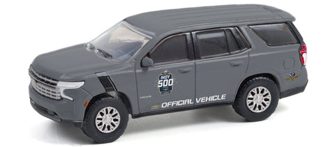 2021 CHEVROLET TAHOE GRAY OFFICIAL 105 INDIANAPOLIS 500 1/64 GREENLIGHT 28080 E