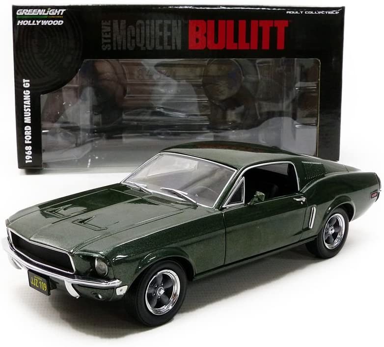 Greenlight 1:24 1968 Mustang GT Fastback Highland Green – Druckguss-Sammelmodell