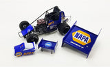 ACME 1/18 Scale Sprint Car - 2021 #49 Brad Sweet Napa Auto Parts