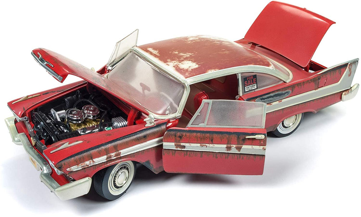 Autoworld Christine 1958 Plymouth Fury 1 18 Scale Dirty Version