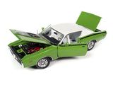 Auto World 1/18 Scale - 1971 DODGE CHARGER SUPER BEE GREEN "CLASS OF 1971"