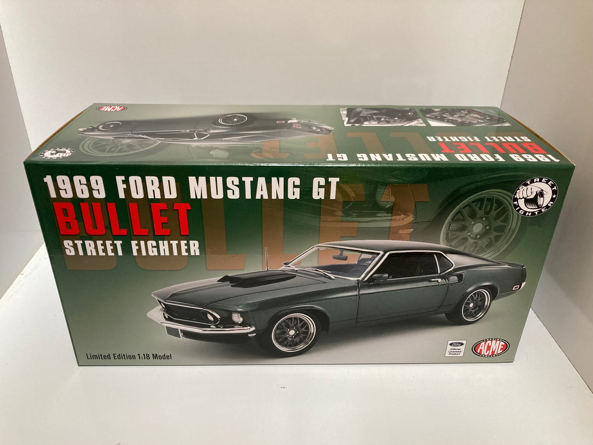 Acme 1/18 Die-cast 1969 Ford Mustang Gt BULLET Street Fighter new 