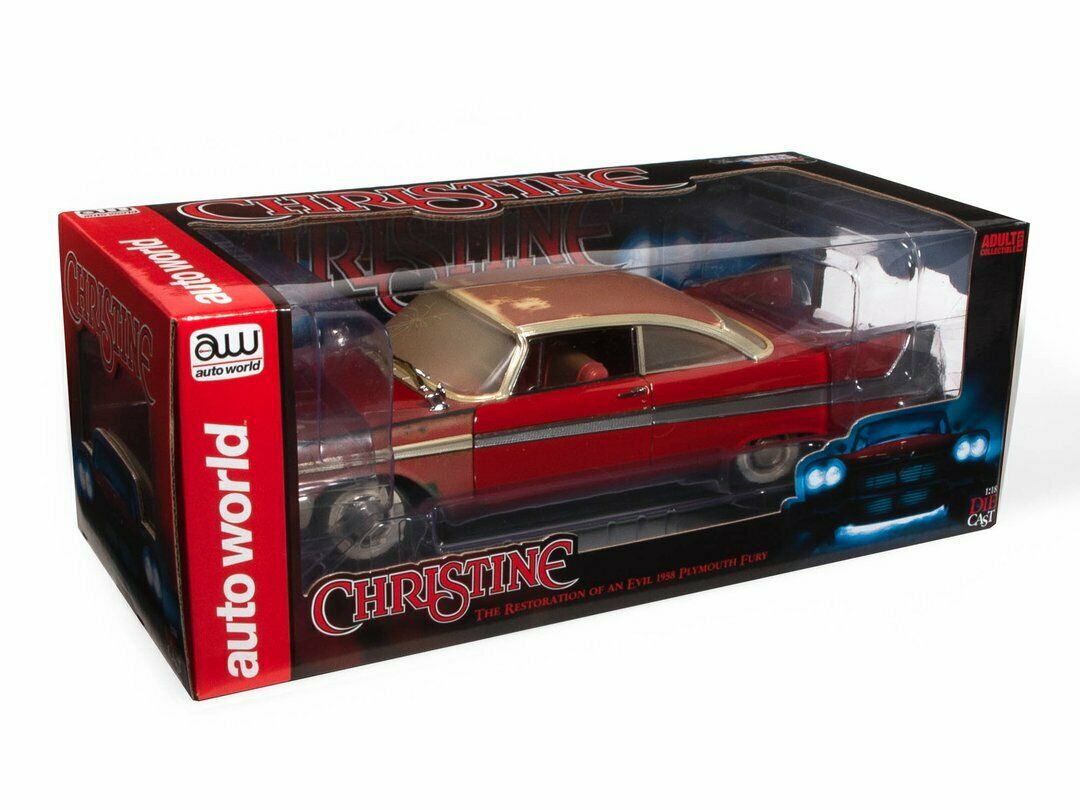 Auto World 1/18 Scale - 1958 Plymouth Fury Christine Restoration