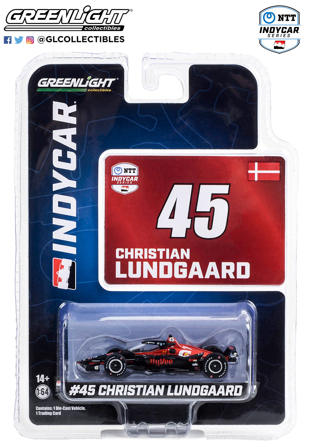 1/64 indycar DALLARA INDYCAR #45 LUNDGAARD 