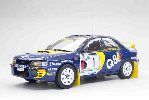 Sunstar 1:18 5514 Subaru Impreza 555 – #1 D.Andrea/F.Danilo – Winner Rally piancavallo 1998