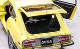 Sunstar 1:18 Scale Asian Collection - 1972 Nissan Datsun 240Z - Yellow