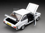 Sunstar 1:18 1976 Ford Escort MKII RS Mexico - Diamond White (RHD) 4633R