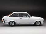 Sunstar 1:18 1976 Ford Escort MKII RS Mexico - Diamond White (RHD) 4633R