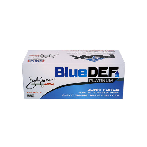 Auto World 1/24 - John Force 2021 Blue DEF Peak Platinum Chevy Camaro - AWN004