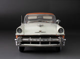 Sunstar 1:18 Scale 1956 Mercury MontClair Hard Top With Spare Tyre - Glamour Tan / Classic White 5144