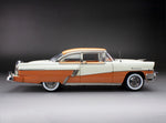 Sunstar 1:18 Scale 1956 Mercury MontClair Hard Top With Spare Tyre - Glamour Tan / Classic White 5144