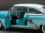 Sunstar 1:18 Scale 1956 Mercury MontClair Hard Top With Spare Tyre - Nigerian Blue/ Lauderdale Blue 5148