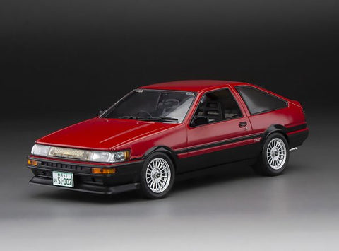 Sunstar 1:24 51002 1985 Toyota Corolla Levin (AE86) – Red/Black