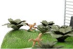 Jada Nano 34244 Jurassic Park 30th Anniversary Jurassic Gate Nano Scene Diorama w/ Two 1.65" Die-Cast Cars