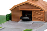 Jada Nano Fast & Furious 3668 Hollywood Rides Dom Toretto's House Display Diorama with Two 1.65" Die-cast Cars,