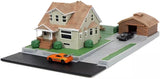 Jada Nano Fast & Furious 3668 Hollywood Rides Dom Toretto's House Display Diorama with Two 1.65" Die-cast Cars,