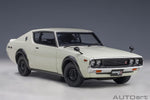 Autoart 1/18 Scale Nissan Skyline 2000 GT-R (KPGC110) - White 77472