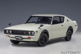 Autoart 1/18 Scale Nissan Skyline 2000 GT-R (KPGC110) - White 77472