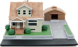 Jada Nano Fast & Furious 3668 Hollywood Rides Dom Toretto's House Display Diorama with Two 1.65" Die-cast Cars,