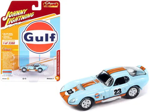 Johnny Lightning - JLSP356A 1:64 1965 SHELBY COBRA DAYTONA #23 "GULF OIL" B7