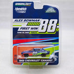Greenlight Nascar 30497 1:64 1969 Chevrolet Camaro - Alex Bowman / Hendrick Motorsports First Win Tribute - June 30, 2019 - Joliet,IL (Hobby Exclusive)