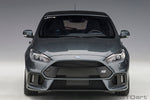 Autoart 1:18 Scale Model Car Ford Focus RS (2016) in Stealth Grey Full Openings 72954