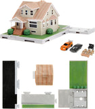 Jada Nano Fast & Furious 3668 Hollywood Rides Dom Toretto's House Display Diorama with Two 1.65" Die-cast Cars,