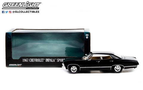 Greenlight 1/24 1967 Chevrolet Impala Sport Sedan - Tuxedo Black 5up