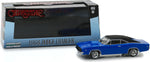 1968 DODGE CHARGER BLUE "CHRISTINE" MOVIE 1/43 DIECAST MODEL GREENLIGHT 86531