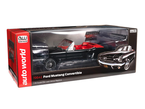 AUTO WORLD American Muscle 1964.5 Ford Mustang Convertible 1:18 Scale AMM1312 BAY 2 - B2