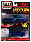 Auto World AWSP161 1:64 Mecum 2018 Dodge Challenger SRT Demon (Indiglo Blue) B7