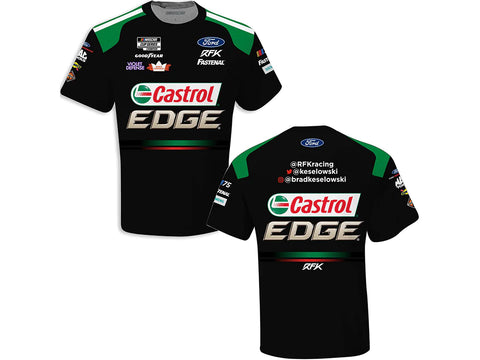 NASCAR T-SHIRTS 2023 Brad Keselowski 2023 Castrol Edge Uniform T-Shirt