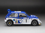 Sunstar 1:18 5544 MG Metro 6R4-#1 T.Pond/ R.Arthur-Winner Manx International Rally 1986