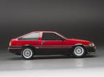 Sunstar 1:24 51002 1985 Toyota Corolla Levin (AE86) – Red/Black