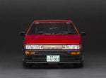 Sunstar 1:24 51002 1985 Toyota Corolla Levin (AE86) – Red/Black