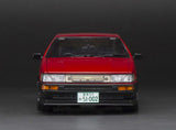 Sunstar 1:24 51002 1985 Toyota Corolla Levin (AE86) – Red/Black