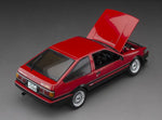 Sunstar 1:24 51002 1985 Toyota Corolla Levin (AE86) – Red/Black