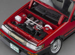 Sunstar 1:24 51002 1985 Toyota Corolla Levin (AE86) – Red/Black