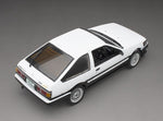 Sunstar 1:24 51001 1985 Toyota Corolla Levin (AE86) – White/Black