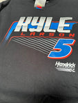 NASCAR T-SHIRT KYLE LARSON 5 BLACK HENDRICK CARS.COM SPECIAL PRICE