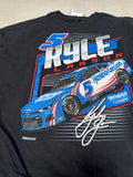 NASCAR T-SHIRT KYLE LARSON 5 BLACK HENDRICK CARS.COM SPECIAL PRICE