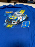 NASCAR T-SHIRT CHASE ELLIOTT 9 FULL THROTTLE SPECIAL PRICE