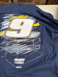 NASCAR T-SHIRT CHASE ELLIOTT NAPA 9 SPECIAL PRICE NAVY BLUE 2XL