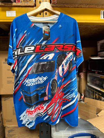 NASCAR T-SHIRT - KYLE LARSON #5 SUBLIMATED TOTAL PRINT - SPECIAL PRICE