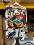 NASCAR T-SHIRT - Kyle Busch #18 Sublimated Total Print - Adult - DESIGN I8418 - *FREE POSTAGE*